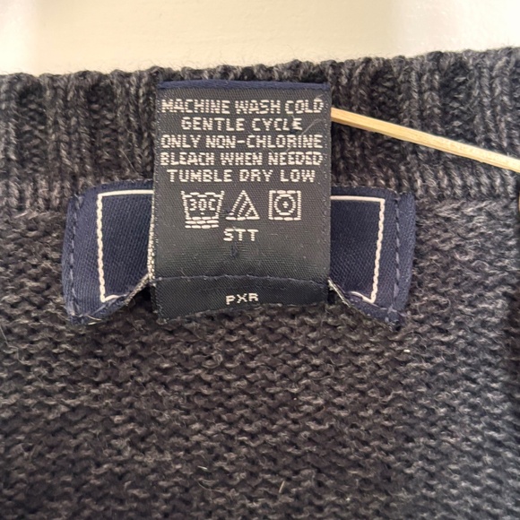 Dockers' 100% Cotton men's crew neck dark grey sweater size XL - Picture 10 of 13